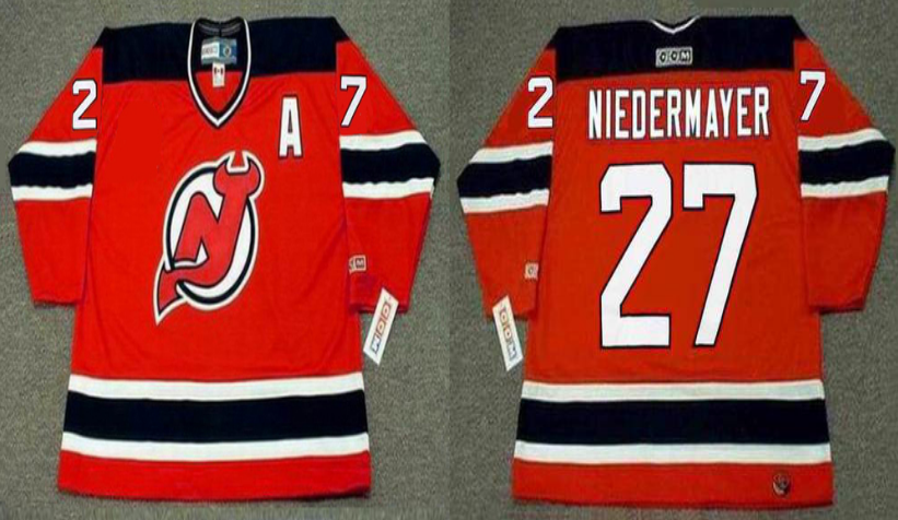 2019 Men New Jersey Devils 27 Niedermayer red style 2 CCM NHL jerseys